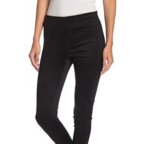 Velvet by Graham Spencer faux suede leggings - Picture 3 of 3